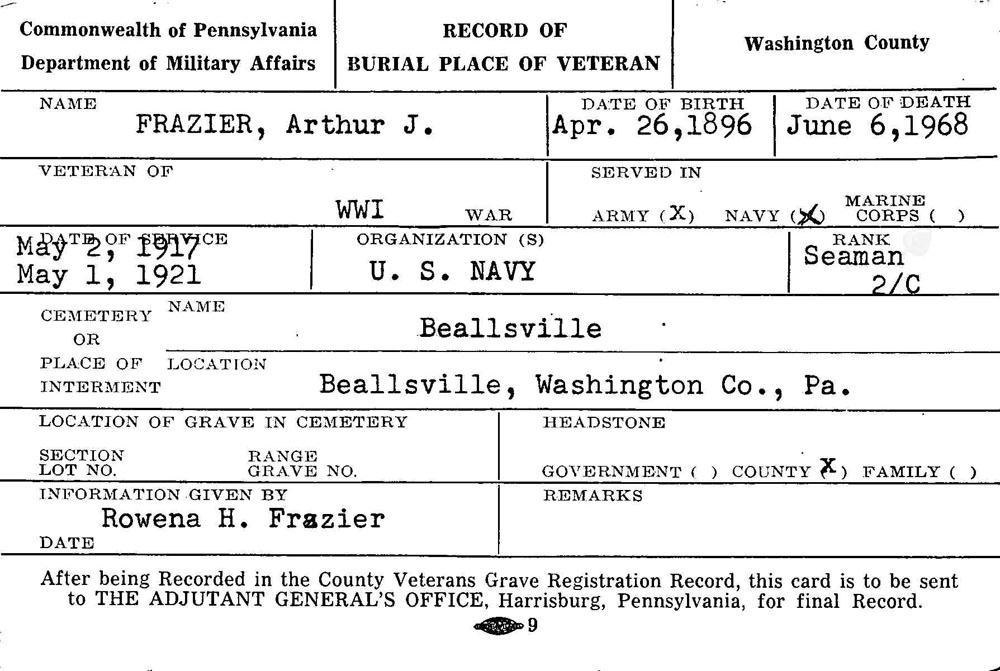 Arthur J. Frazier